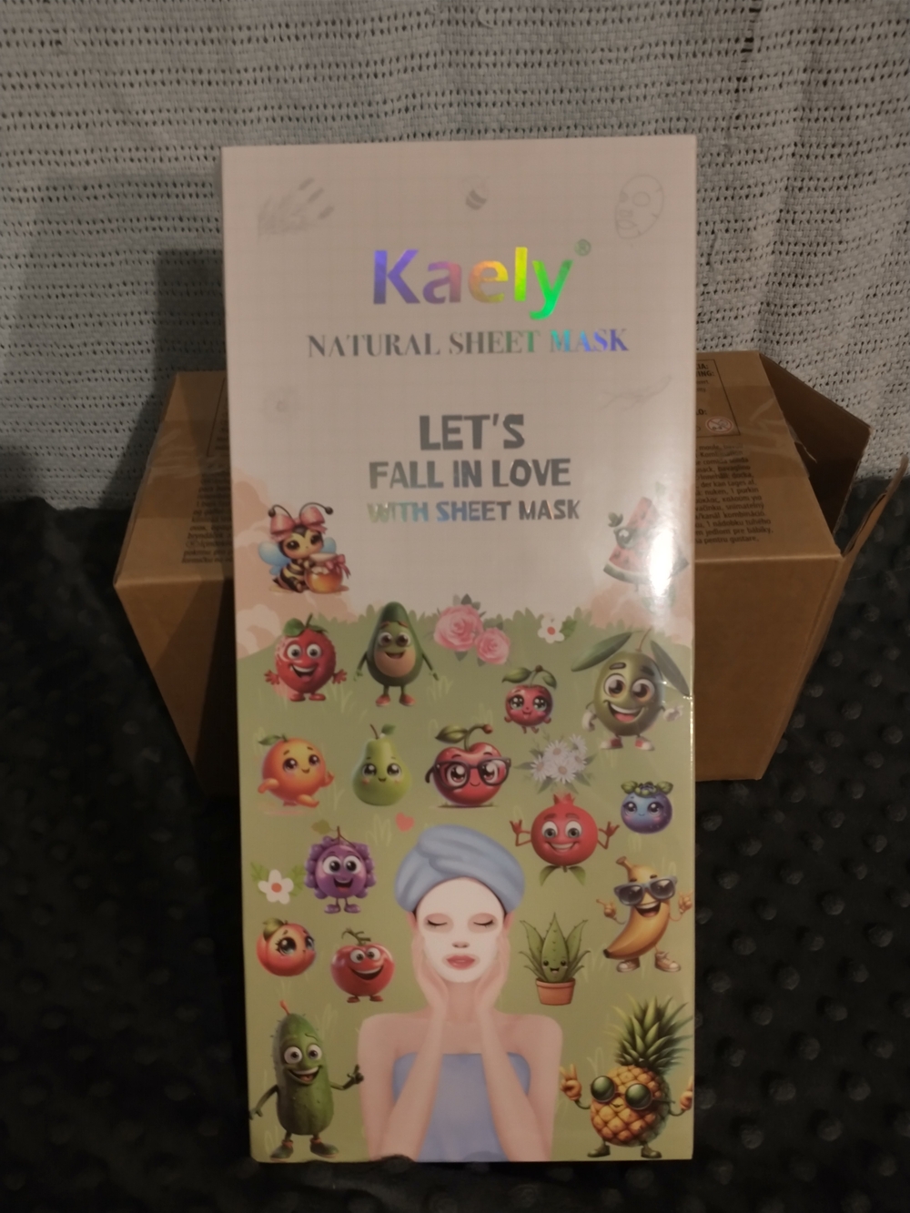 NiB Kaely (Kids) Natural Sheet Masks - Fruit-Themed 12pk